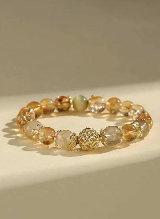 Fortune & Prosperity Citrine Bracelet - Manifest Abundance and Positive Energy