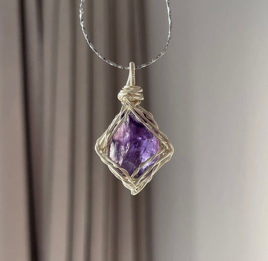 Natural Amethyst Lucky Necklace